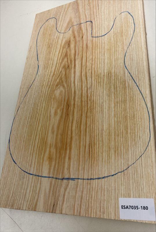 Body Swamp Ash, 1-pc., 330x48mm, Unique Piece #180